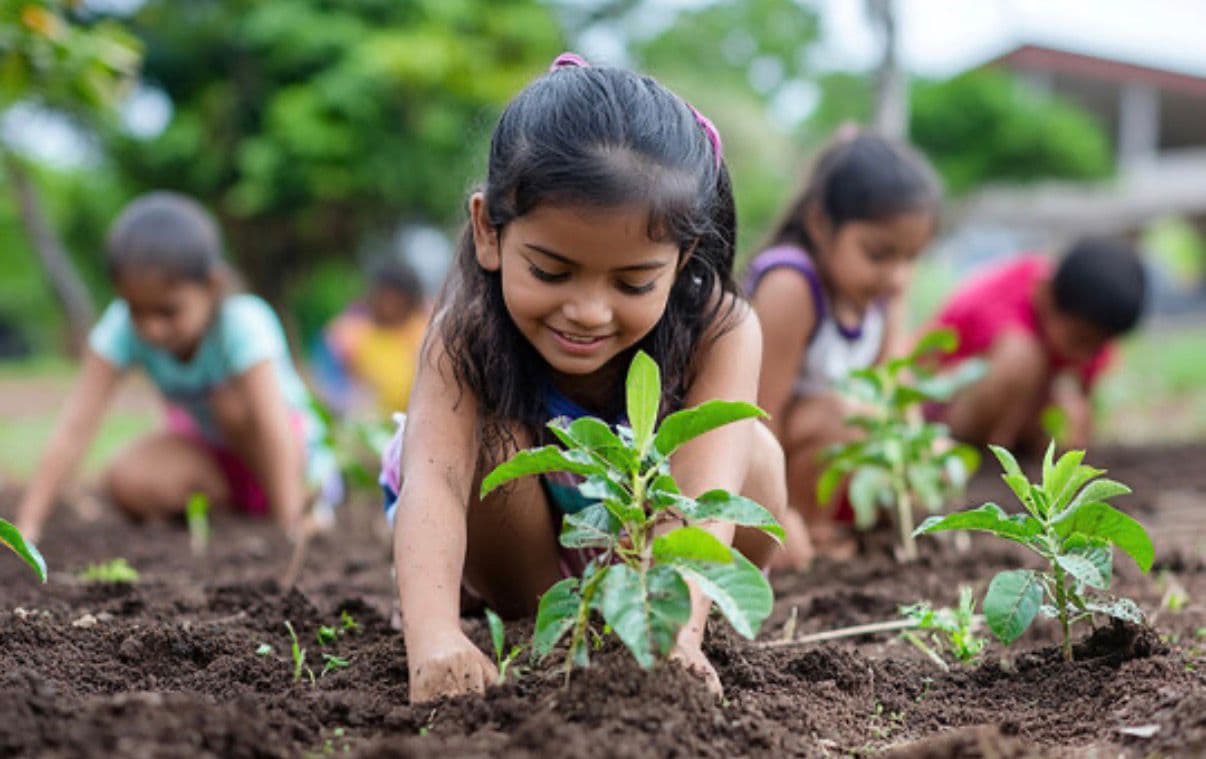 Aaranyak Foundation volunteers working with farmers and nature