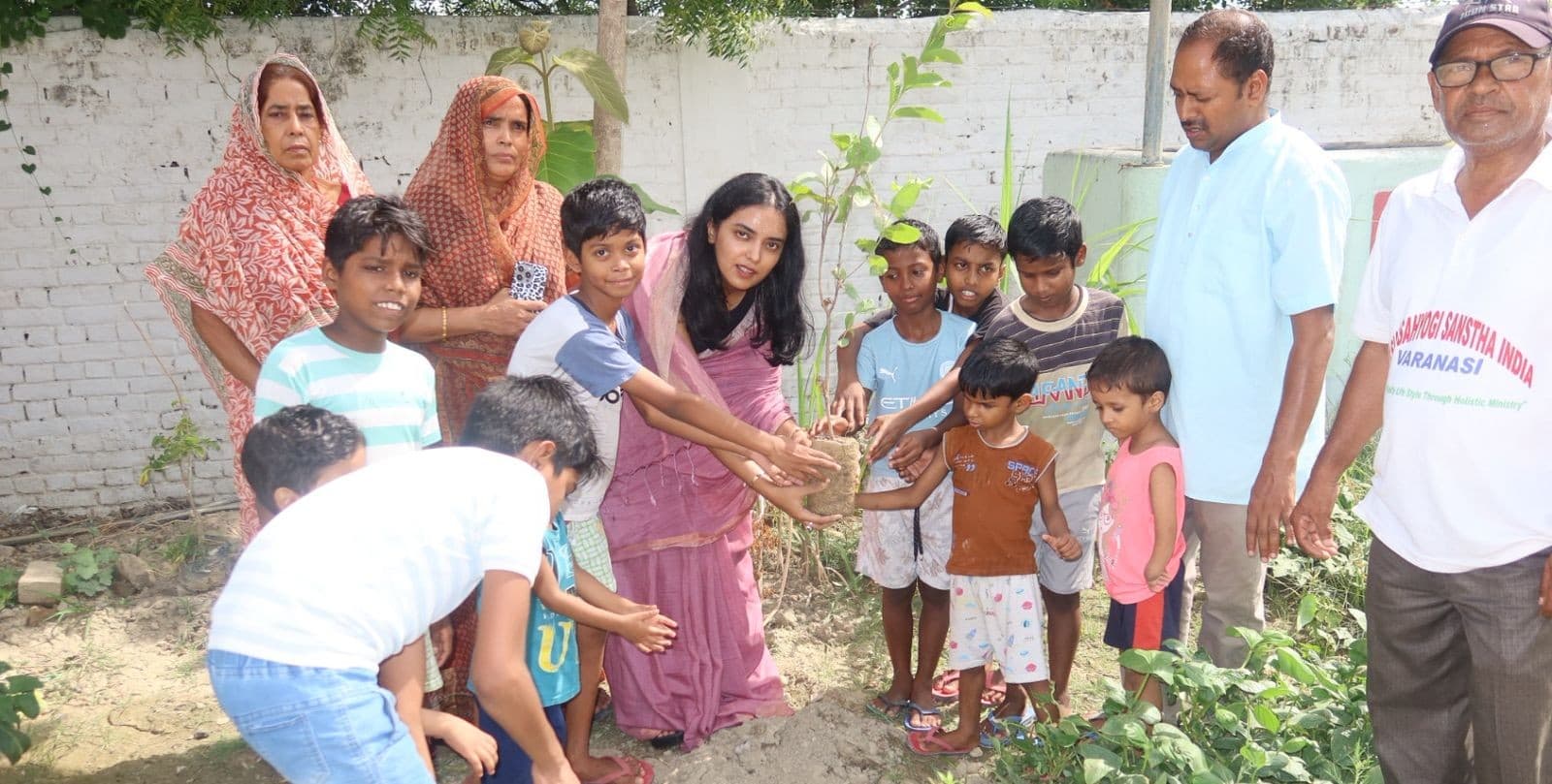 Aaranyak Foundation tree plantation and community fieldwork
